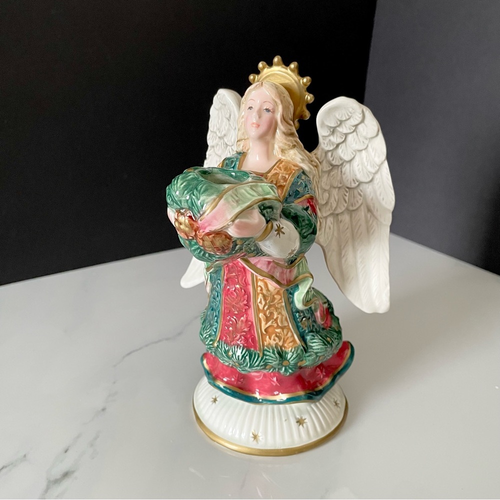 Christmas Angel Candle Holder by Fitz & Floyd